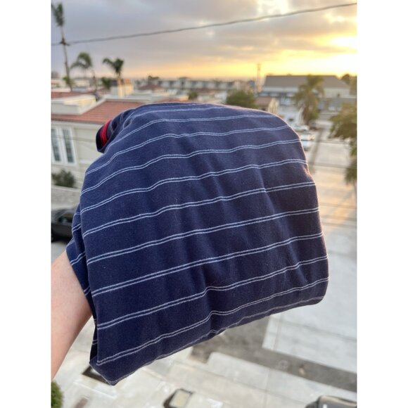 Marine Layer Re-Spun blue white striped retro tshirt XL California soft beach - Picture 2 of 9